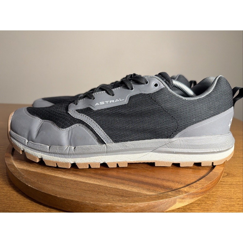 Astral TR1 Mesh Trail Hiking Shoes Men's Size 13 Black Grey Sneakers